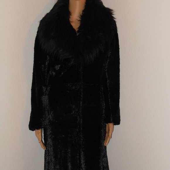 NUCOLLECTION BEAUTIFUL FAUX FUR FULL LENGTH COAT SIZE MEDIUM - Picture 6 of 14